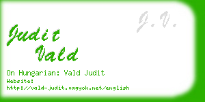 judit vald business card